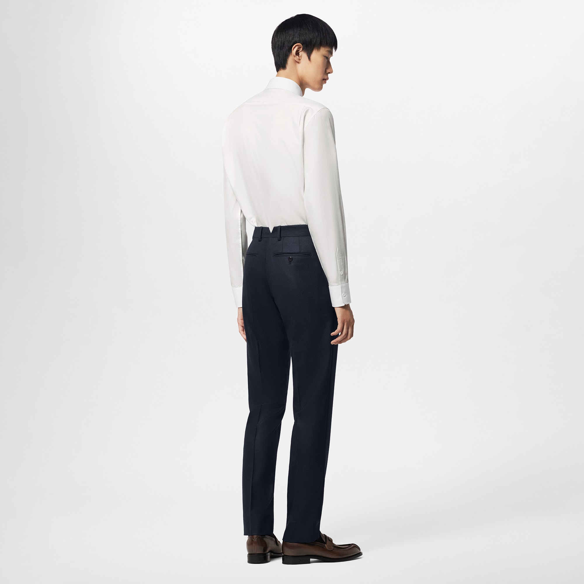 Embroidered Long-Sleeved Cotton Blend Shirt 関税込 Embroidered Long-Sleeved Cotton Blend Shirt - Men - Ready-to